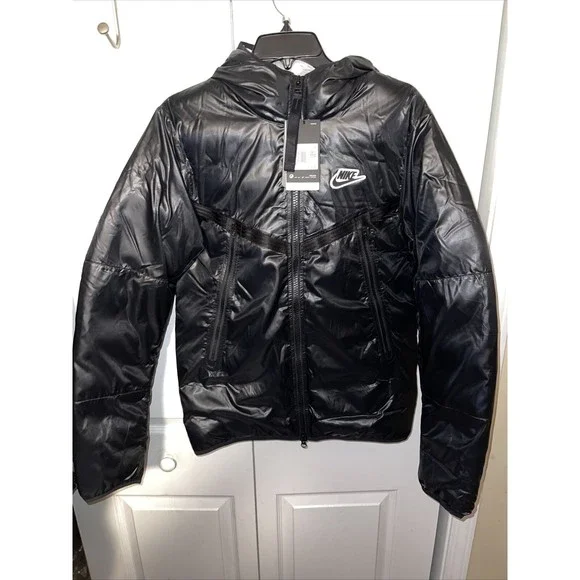 Fill Windrunner Jacket Nike Synthetic Fill Jacket Black Nike Mens
